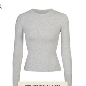 Skims Cotton Jersey Long Sleeve